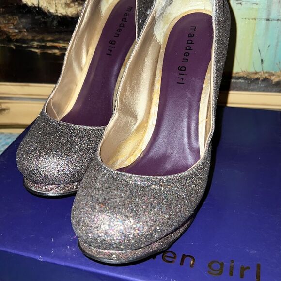 Madden Girl Sparkle Heels 👠 7.5 - Picture 12 of 12
